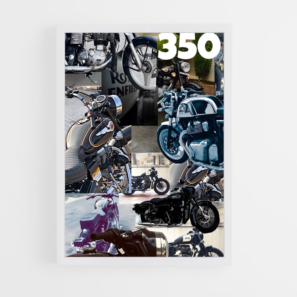 Poster Sphère Élégante – affiche Royal Enfield (vue 3)